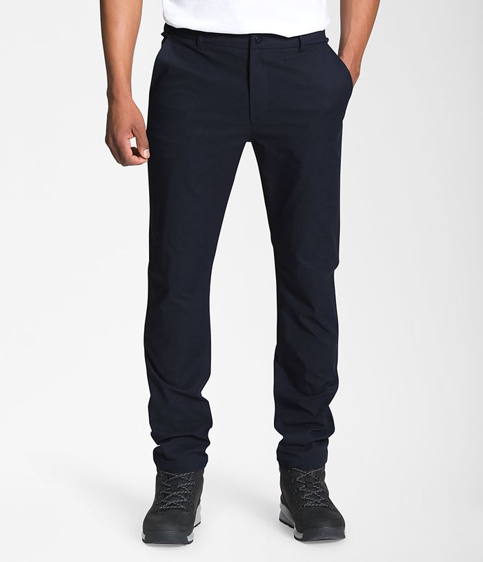 The North Face Pants City Standard Slim Navy - Mens - Thailand RIJTK-0319